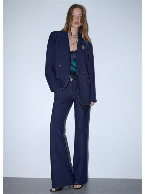 Jeans bootcut con dettaglio chain LIU JO | UF6080D0368/77000